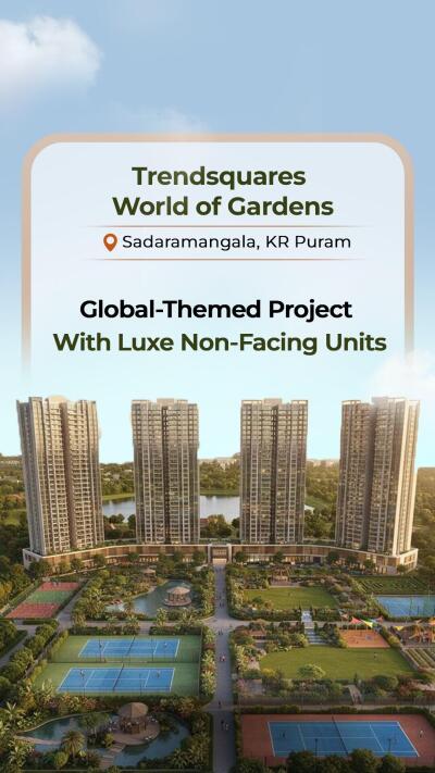 Trendsquares World of Gardens, Whitefield, Bangalore Price