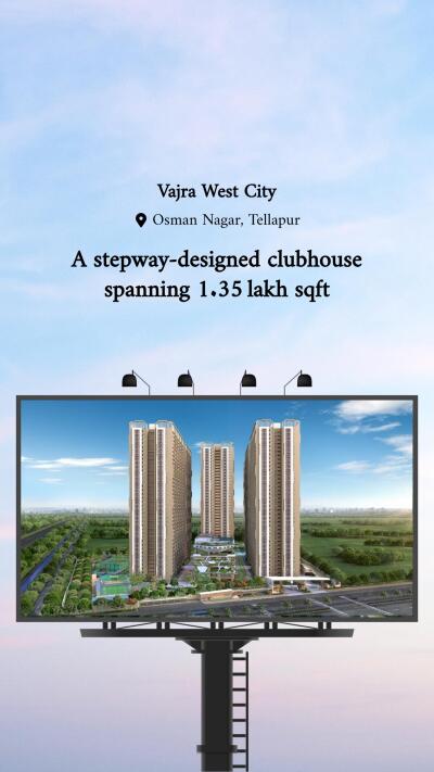 Vajra West City Osman Nagar, Tellapur Price List Brochure